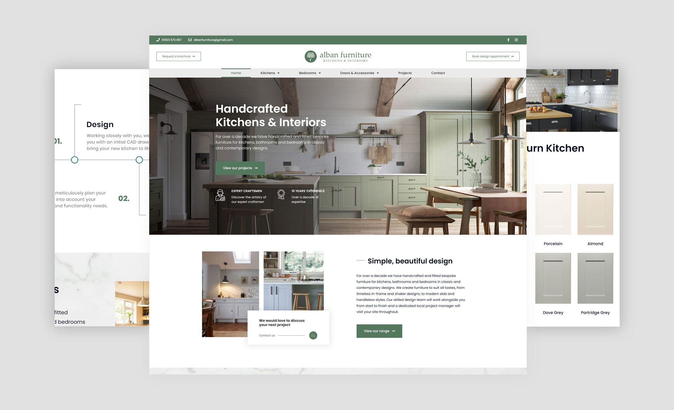 Web Design for Alban Furniture